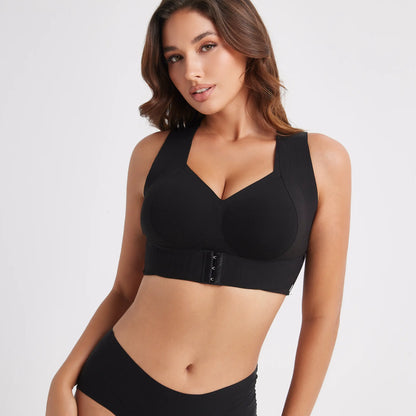 Posture Bra, Women’S Beige Wireless Bra, Soft Breathable Non-Removable Molded Cups, Yoga Fitness Sportswear for Gym and Daily Training, Summer Vibes Bra Soft Comfy Bra Seamless Shaping Bras Push up Bra Bras for Women Minimizer Bra Jelly Bra
