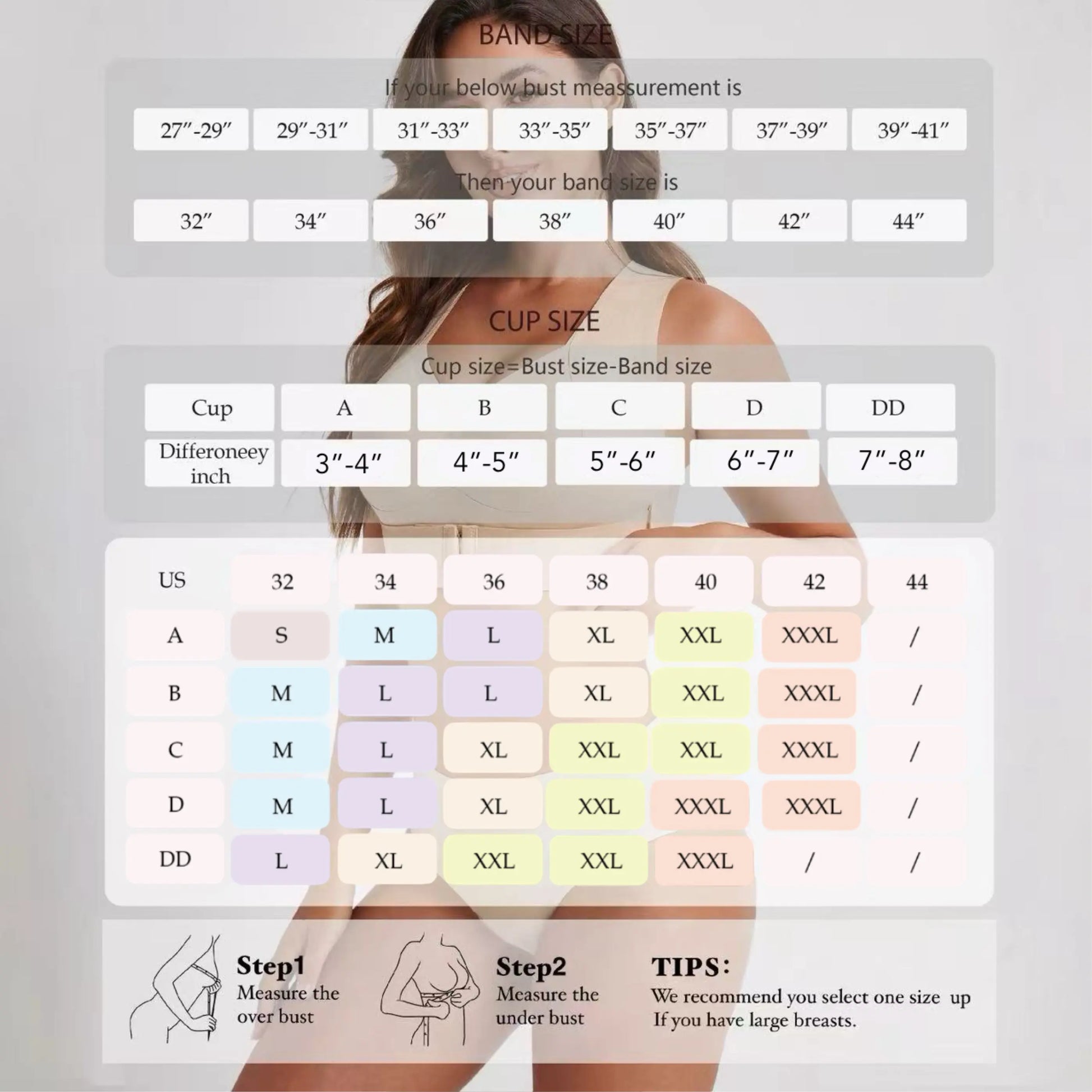 Posture Bra, Women’S Beige Wireless Bra, Soft Breathable Non-Removable Molded Cups, Yoga Fitness Sportswear for Gym and Daily Training, Summer Vibes Bra Soft Comfy Bra Seamless Shaping Bras Push up Bra Bras for Women Minimizer Bra Jelly Bra