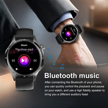 Aetow Men’S Wearable Wireless Smart Watch – Universal Smartwatch for Smart & Wearable Devices, Bluetooth 5.3 HD Calling, IP67 Water Resistance, Fitness Tracking, Heart Rate & Sleep Monitoring, Multiple Sport Modes, Message Alerts, Custom Faces